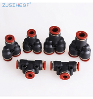 Connecteur rapide pneumatique Zjsihegf à enfoncer, type droit, 4 mm, 6 mm, 8 mm, 10 mm, raccords pneumatiques industriels pour la construction