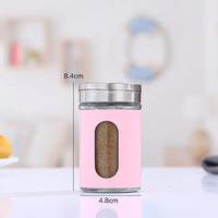 Bouteille d'assaisonnement personnalisée pour cuisine, sel en métal, poudre de cumin, pot d'assaisonnement au poivre