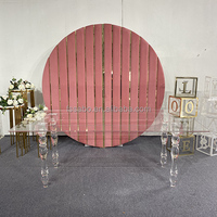 Acryl-Design Bankett-Klapptisch für Hotel, Hochzeit, Event, Garten, für Zuhause, Esszimmer-Möbel, Ausziehbarer Esstisch