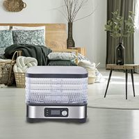Food Dehydrator Mini Food Droger Machine Met Instelbare Temperatuurregeling Voor Gedroogde Groenten Vlees