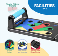 Gran oferta 13 en 1 Sistema de ejercicio físico de entrenamiento Premium logotipo personalizado plegable ABS Push-up Board Pull Training Rack para uso doméstico