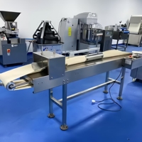 Ligne de production robotisée automatique de bagels cuits, machine à fabriquer des mini-beignets ronds à la levure et des bagels Lokma, prix