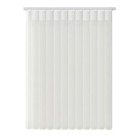 Offre Spéciale 100% Polyester Dimmable 179 Degrés Rêve Vertical Rideaux Blanc Voile Rideau Fil Sheer Stores