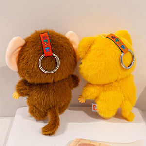 Venta al por mayor nueva caja ciega sentado Shin-Chan dibujos animados sorpresa vinilo cara muñeco de peluche llaveros juguetes cajas misteriosas personalizadas - Product Image 5