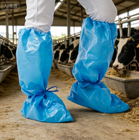 Protège-chaussures de ferme à usage unique, antidérapants et imperméables, adaptés aux visites vétérinaires à domicile et aux déplacements en ferme
