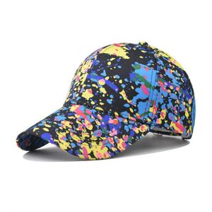 New Colorful Graffiti Baseball Sun <b>Hat</b> Outdoor Sporty Street Style Sport Cap with Custom Logo Common Fabric Feature - Product Image 2