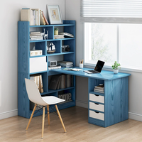 HANYEE-Étagère de bureau d'ordinateur intégrée personnalisée 2025 table d'étude simple pour maison, salon, hall, location de bibliothèque élégante