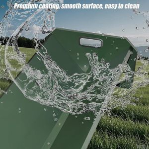 Thép Không Gỉ Dê Trung Chuyển Nhiệm Vụ Nặng Nề Công Suất Lớn Thức Ăn Máng Chăn Nuôi Trung Chuyển Dễ Dàng Để Làm Sạch Cho Dê Cừu Ngựa Gia Súc - Product Image 3