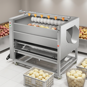 Máquina Lavadora y Peladora de Patatas, Zanahorias y Cebollas con Cepillos Múltiples FENGXIANG, Directo de Fábrica - Product Image 1