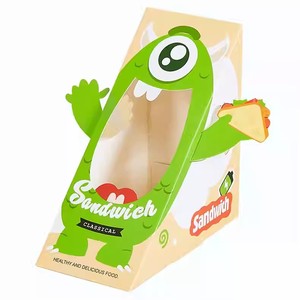 Bolsa Rectangular <span class=keywords><strong>de</strong></span> Papel para Alimentos, Caja Personalizada para Sándwiches para Llevar, Empaque para Sándwiches Naturales - Product Image 5