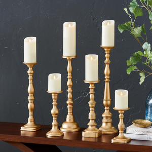 Le dernier support de pilier de bougie en bois de conception se tient pour la décoration de mariage et pour les décorations de partie d'événements d'hôtels et de restaurants à la maison - Product Image 2