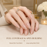 Gel durcisseur Builder Gel, sans HEMA, sans TPO, auto-nivelant, à faible ou sans chauffage, pour extensions UV, vente en gros pour ongles, Poly Gel