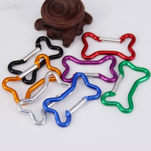 High Quality <strong>Dog</strong> Bone Shaped Aluminum Alloy Snap <strong>Hook</strong> with Customizable Logo for Bags or AirPods - Product Image 3