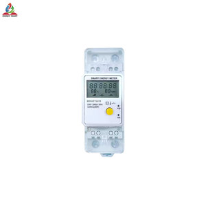2P Single Phase Rail Type Smart Energy Meter 4G Module Remote Meter <b>Reading</b> 60A Class1 Accuracy Analog Display - Product Image 1