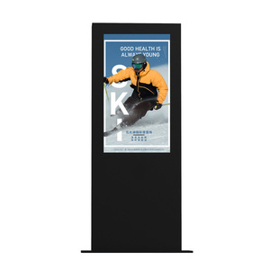 Floor standing Network wifi lcd advertising display outdoor waterproof independent screen kiosk digital Signage - Product Image 6