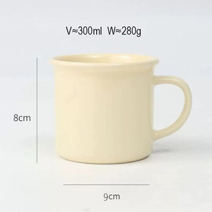 Tasse à café en céramique publicitaire vintage au design moderne tasse à eau nostalgique pour cadeaux personnalisés LOGO <span class=keywords><strong>personnalisé</strong></span> - Product Image 4