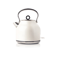 Bouilloire électrique en acier inoxydable à chauffe rapide 240V avec base rotative pour hôtels et hôtellerie de luxe
