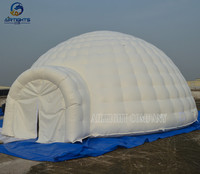 Tente blanche gonflable durable piquante renforcée de dôme d'air pour des activités en plein air