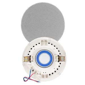 China Hot Sale 8ohm In Ceiling Loudspeaker Manufacture Frameless Passive 6W 6.5 inch Ceiling Speaker