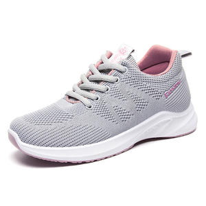 Femmes léger respirant confort semelle souple tricoté baskets maille creuse Style basket-ball chaussures de marche pour les Sports d'été - Product Image 6
