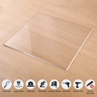 Feuille d'acrylique transparente polyvalente pour découpe laser et décoration intérieure