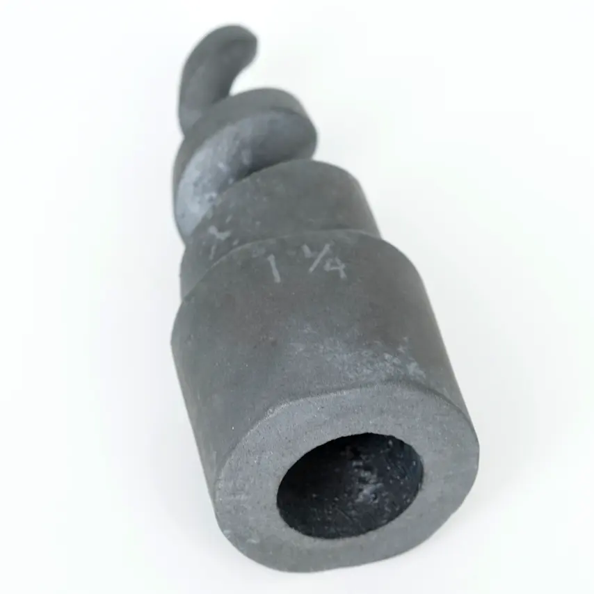 Keramik bahan tahan panas reaksi berikat silikon karbida Spiral Nozzle SiC untuk Kiln