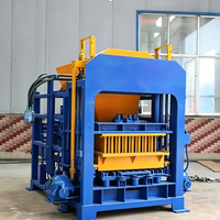 Machine automatique de fabrication de blocs de béton QT4-15, machine hydraulique à briques de ciment, vente chaude pour petites et moyennes usines