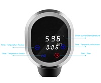 Machine de cuisson sous vide électrique en acier inoxydable, chauffage rapide, étanche IPX7, contrôlée par application, circulateur d'immersion numérique