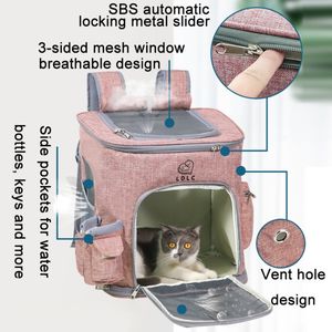 Nouveau produit Explosion <span class=keywords><strong>LDLC</strong></span> QS-002-L Sacs pour animaux de compagnie Pliables Respirants Sac à dos <span class=keywords><strong>portable</strong></span> pour chat - Product Image 5