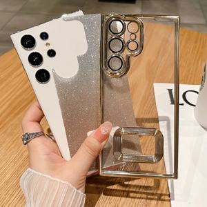 Isplay-Funda de teléfono móvil con estampado, protector de lente galvanizado de brillo degradado para amsung 23 lltra 22 A52 - Product Image 3