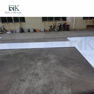<b>White</b> Dance Floor Panel with Aluminum edge for Wedding Decoration Minimalist Style - Product Image 6