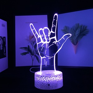 <span class=keywords><strong>Lampe</strong></span> <span class=keywords><strong>LED</strong></span> I Love U pour la décoration de la chambre d'enfant, <span class=keywords><strong>lampe</strong></span> <span class=keywords><strong>LED</strong></span> <span class=keywords><strong>manga</strong></span> 3D, alimentation tactile, cadeau d'anniversaire, dropshipping - Product Image 1
