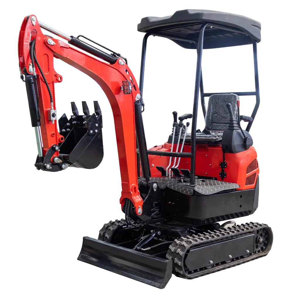 Mid-Jaar Promotie Kubota/Kooper Dieselmotor Ce Goedgekeurd HT15 Backhoe Crawler Mini Graafmachine