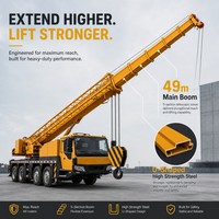 Grúa de Camión Usada de Alto Rendimiento de 100 Toneladas, Serie QY100K, 480HP, Lista para Trabajar, Máquina de Elevación de Alta Capacidad
