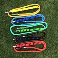 1 pièce Tuyau de chicha avec poignée en éponge et embout en alliage d'aluminium pour accessoires de narguilé, Modèle 8-0.6 Type libre pour usage festif