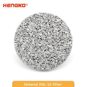 OEM sinterleme SS 316L filtre elemanı kimyasal hammaddeler için 0.5 5 mikron sinterlenmiş gözenekli Metal filtreler disk - Product Image 2