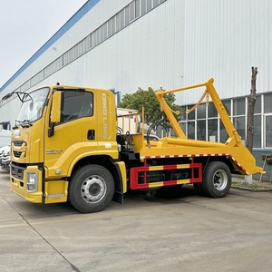 Camion benne à bras articulé ISUZU 700P 8CBM pour conteneurs à déchets, benne à déchets, chargeur de conteneurs, camion poubelle à vendre - Product Image 5