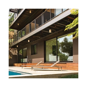 Porte d'entrée en aluminium sur mesure avec <span class=keywords><strong>ferronnerie</strong></span> artistique et détails artisanaux pour portes de villas de luxe - Product Image 3