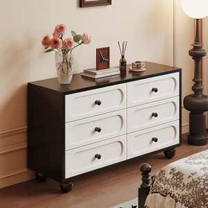 Coiffeuse moderne en bois massif avec miroir LED de luxe, pliable et flexible, pour chambre et salon - Product Image 2