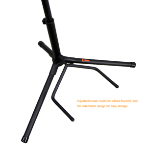 Support de guitare en métal durable K-701B-1 à double écran et rangement avec support de manche - Product Image 4