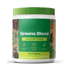 Super Greens Powder Premium Superfood with Wheat Grass Spirulina Chlorella & More For Men and Women Support Customization