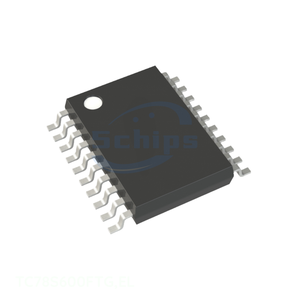 TC78S600FTG, Circuit intégré de commande de moteur pas à pas EL, Gestion de l'alimentation (PMIC) 18V/1.0 24 WFQFN avec contacts apparents, Composant électronique, Circuit intégré BOM - Product Image 1