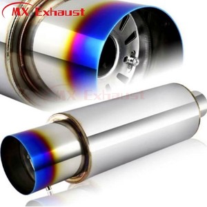 Resonador de Escape de Alto Flujo y Alta Calidad, Silenciador Universal para Automóvil, Tubo de Escape de 60 mm y 2.25 Pulgadas para Hks - Product Image 3
