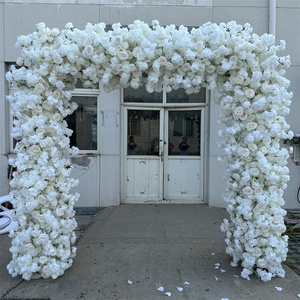 Ifg Bán Buôn 8x8ft Kích Thước Double Side Nhân Tạo Lụa Trắng Hoa Vòm Cho Đám Cưới Backdrop Trang Trí Nội Thất - Product Image 6