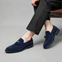 Nuovi Arrivi: Mocassini da Uomo con Nappe, Scarpe con Rialzo Interno Invisibile, Eleganti e Casual, Calzature da Ufficio Quotidiane alla Moda