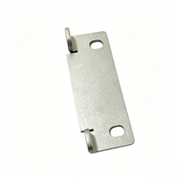 Pièces en tôle sur mesure, acier galvanisé, support de montage plat, découpe au laser, pliage CNC, poinçonnage, support pivotant pour l'industrie