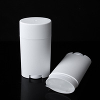 Contenants de déodorant vides de 75 g, tubes de crème solaire rechargeables en plastique PP, emballages de déodorant