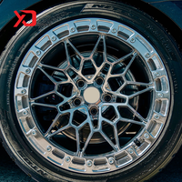 Velg Mobil Penumpang Premium 1-Piece Silver Deep Dish 18-21 6061-T6 Forged Wheel 5x112 5x120 untuk E90 E91 E92 Seri 3 4 5 6 G20 G21