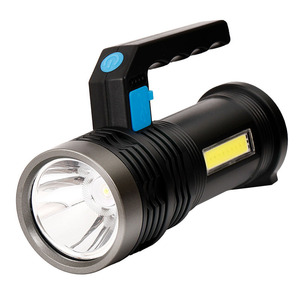 ไฟฉาย LED แบบชาร์จไฟกลางแจ้ง 12W กำลังสูง พร้อมตัวปรับความสว่าง สำหรับการตั้งแคมป์และการใช้งานในกรณีฉุกเฉิน - Product Image 1