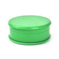 Broyeur à herbes manuel en plastique à 3 couches, moulin à tabac coloré, broyeur d'herbes sèches, accessoires pour fumeurs, emballage en boîte de présentation